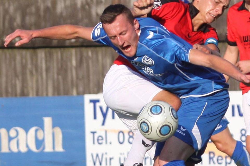 Torjäger Sebastian Kinzel soll sich mit Rain bereits über einen Wechsel einig sein.  F.: Reinhold Rummel