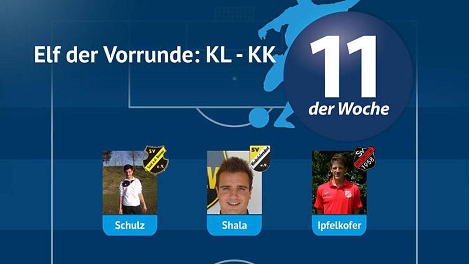 Elf der Vorrunde: Kreisliga/Kreisklassen Kelheim KW 51