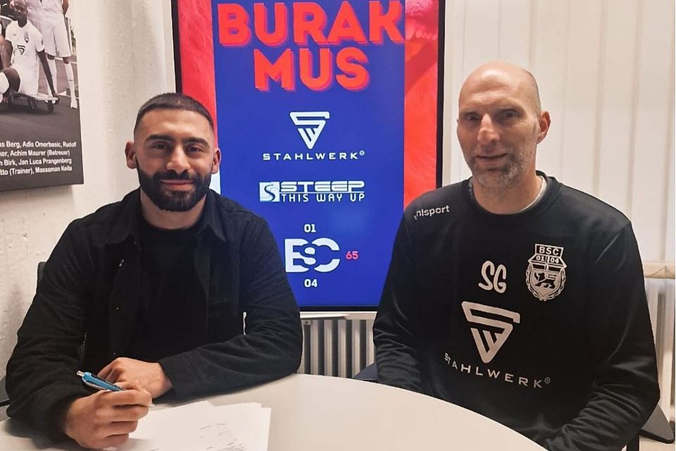 In der kommenden Saison für die Löwen aktiv: Burak Mus (li.) zusammen mit Sascha Glatzel.