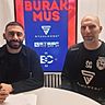 In der kommenden Saison für die Löwen aktiv: Burak Mus (li.) zusammen mit Sascha Glatzel.
