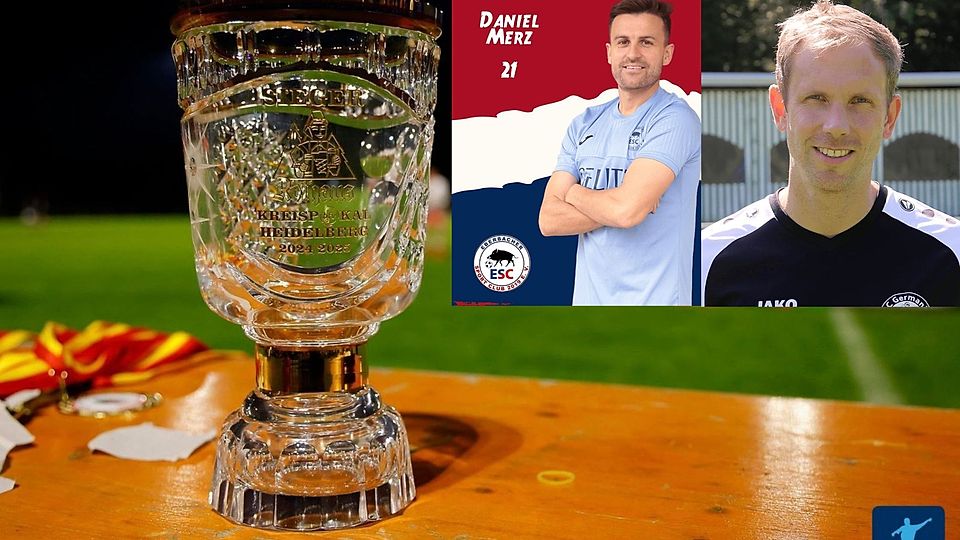 Zum Abschluss unserer Reihe zum Pokalfinale haben die Trainer das Wort. Daniel Merz vom Eberbacher SC und Matthias Vogt von Meckesheim-Mönchzell.