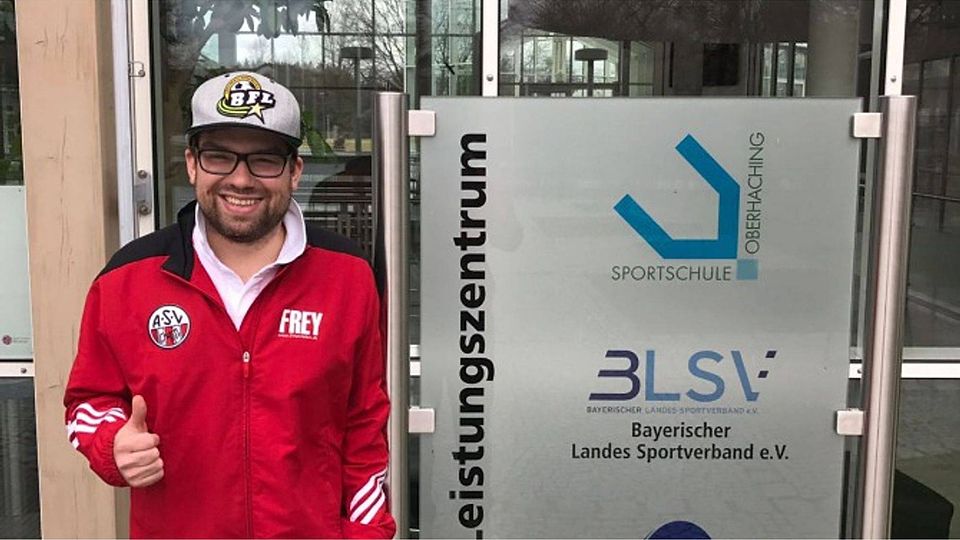 Christian Eidenhadt vom ASV Cham absolvierte erfolgreich die B-Lizenz-Ausbildung an der Sportschule Oberhaching.