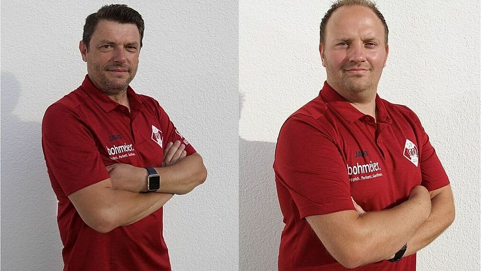 Dieter Brettschneider (links im Bild) und Patrick Hehn übernehmen ab sofort beim SV Mochenwangen