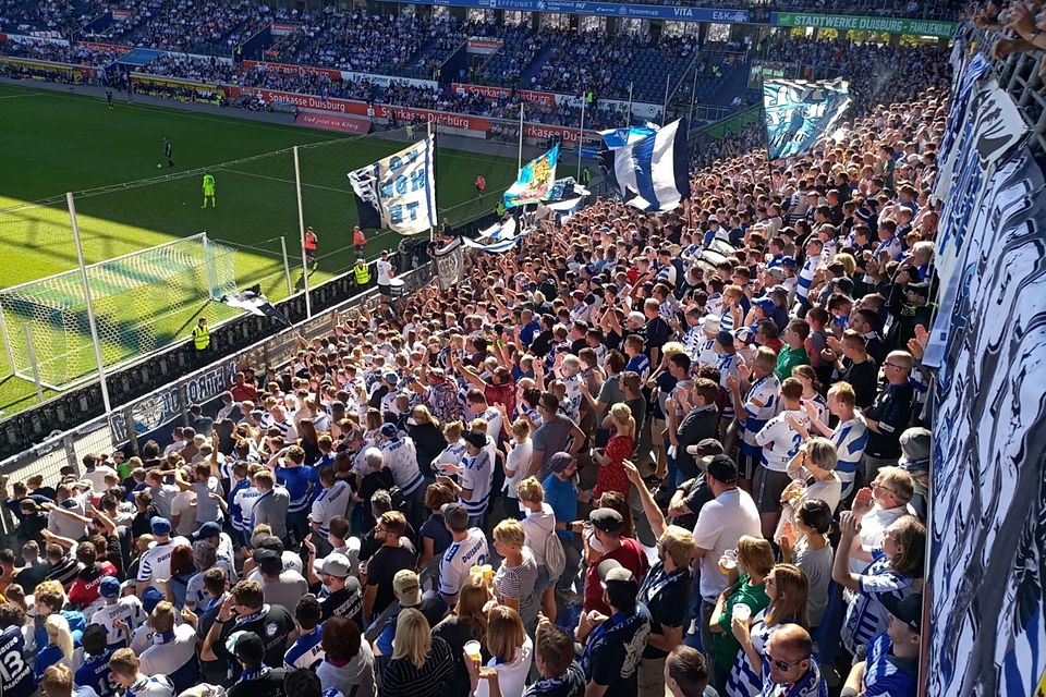Der MSV Duisburg erwartet bis zu 10.000 Zuschauer.