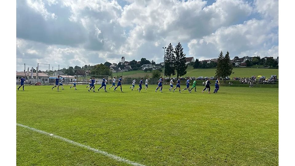 Erstes Auflaufen der neuen Saison