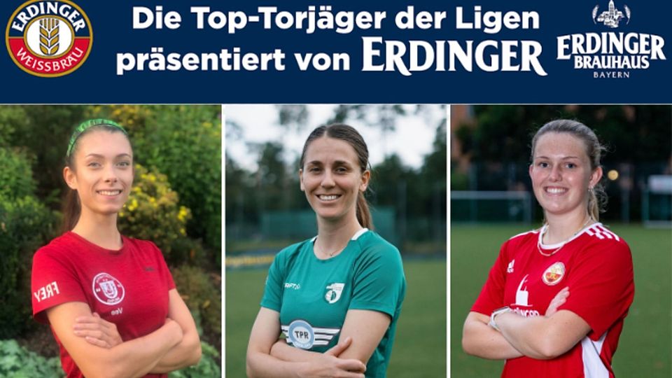 Verena Graf (li.) lässt ihre Verfolgerinnen Merle Härtinger (mi.) und Kristina Schuster (re.) alt ausschauen.