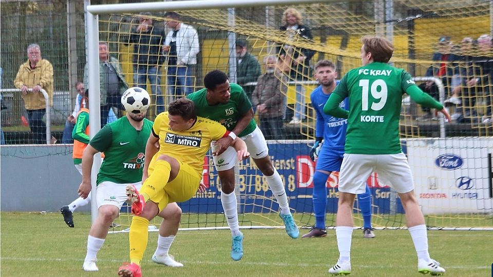FC Kray erkämpft sich einen Punkt