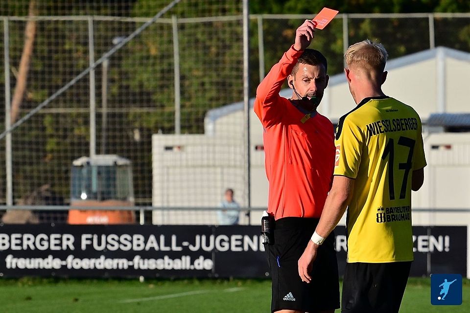Am Valznerweiher gegen den 1. FC Nürnberg II sah Jonas Wieselsberger die Ampelkarte. Womöglich hätte er ansonsten keine Minute der bisherigen Saison verpasst.