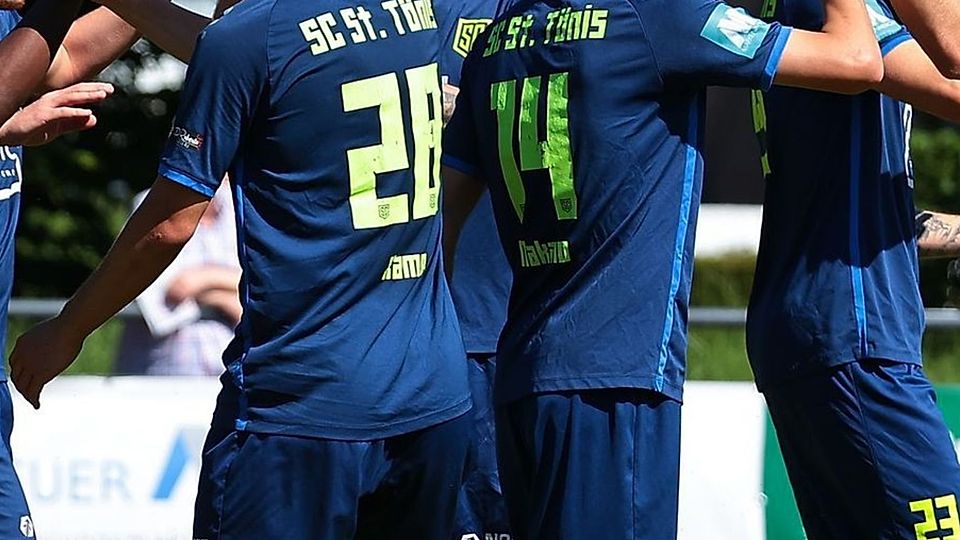 Die Ü32 des SC St. Tönis steht im Finale des Niederrheinpokals.