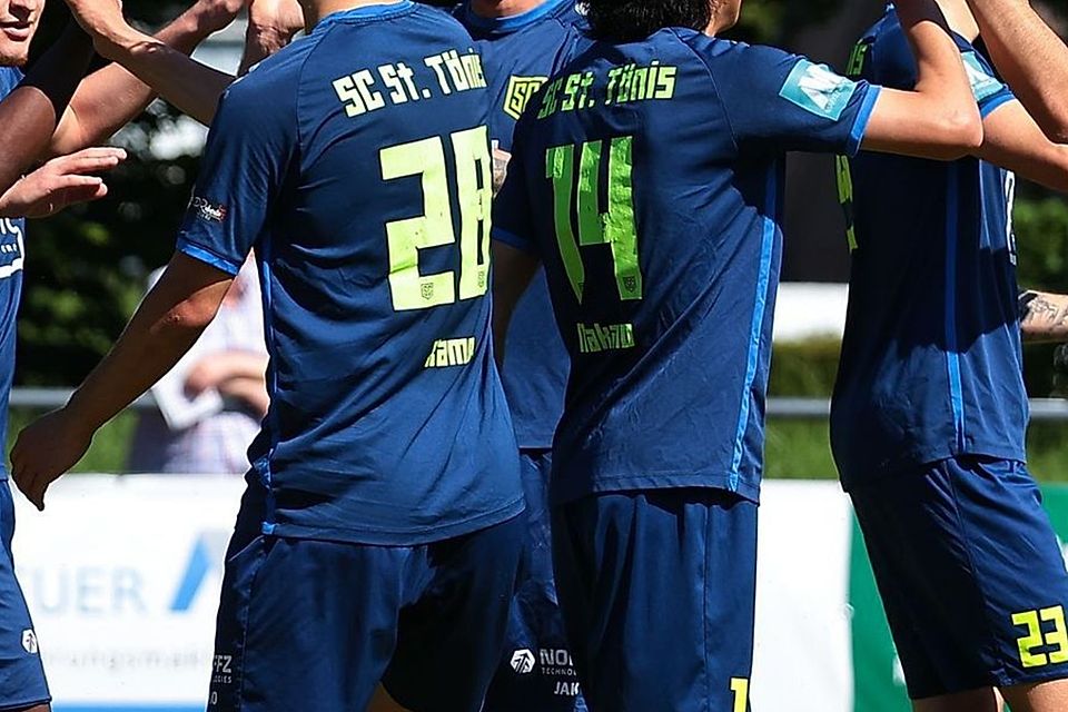 Die Ü32 des SC St. Tönis steht im Finale des Niederrheinpokals.