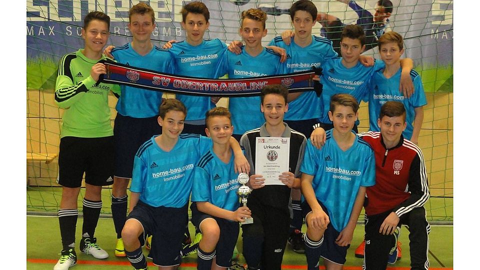 Der Sieger des Turniers: SV Obertraubling F: Andreas Klebl