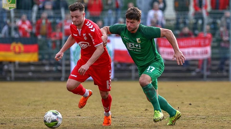 Ein Kreis schließt sich: Janik Mäder (hier vor über acht Jahren, links) kehrt zum ZFC Meuselwitz zurück. Zuletzt war er bei der BSG Chemie Leipzig am Ball.