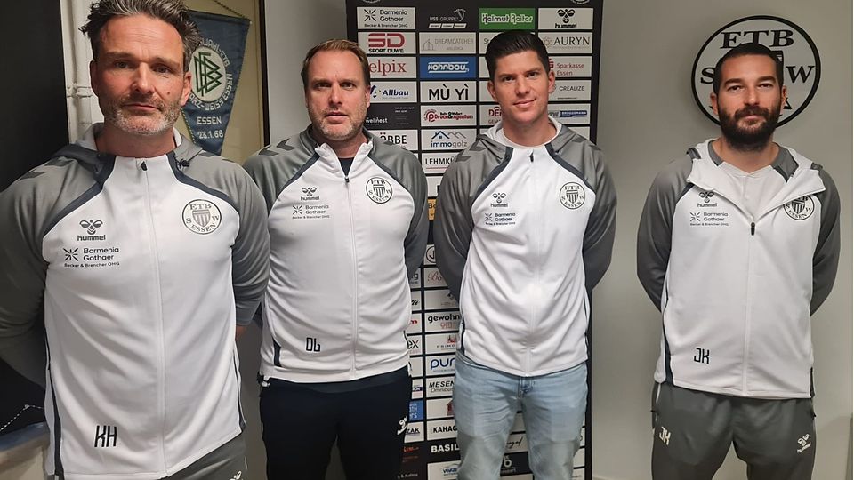 Das ist das neze Trainerteam des ETB SW Essen.