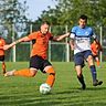 Das letzte Auswärtsspiel der Saison steht an für den TSV Goddelau (orange). Mit einem Sieg kann der TSV sich vorzeitig die Meisterschaft sichern.