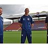 Das neue Trainer-Trio der SpVgg Unterhaching.