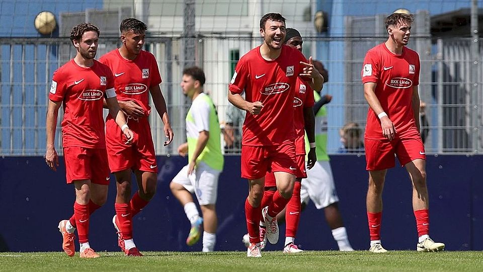 Drei Ausrufe- und ein Fragezeichen: Jost Mairose, Abdellatif El Mahaoui und Nils Gans (v.l.) bleiben - und Luis Hesse vielleicht auch.