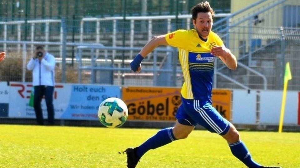Patrik Schlegel geht für Rudolstadt auf Torejagd in der neuen Saison. F: FSV Luckenwalde