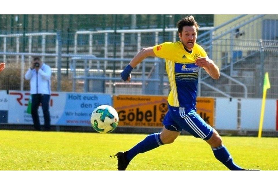Patrik Schlegel geht für Rudolstadt auf Torejagd in der neuen Saison. F: FSV Luckenwalde