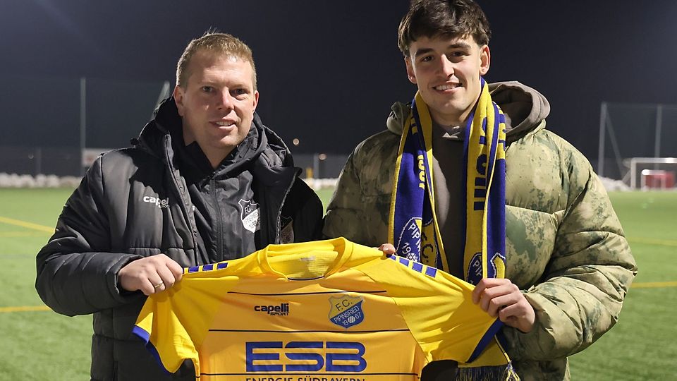 FCP-Coach Roman Langer (li.) mit Alekzandar Sinabov