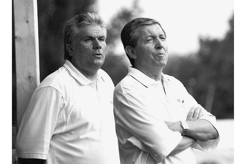 Perfekt aufeinander abgestimmtes Tandem: Manager Michael Wagner (links) und Trainer Horst Hülß.