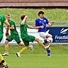 Fußball; Saison 2025/26; A-Klasse; SG SV Eberfing/SV Söchering (in Blau) im Heimspiel gegen den ASV Eglfing am 10. Mai 2026