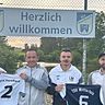 Mike Kronfeldner (2.v.li.) wird zusammen mit Pascal Fischer (2.v.re.) die SG Haselbach/Mitterfels in der neuen Saison coachen.