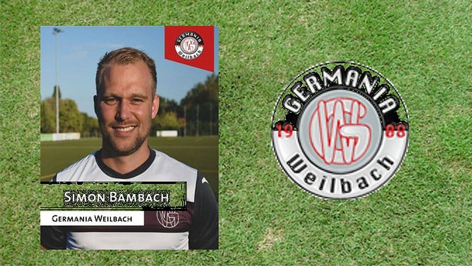 Simon Bambach wird der neue Coach bei der Zweiten des FC Germania Weilbach.  F: FC Germania Weilbach