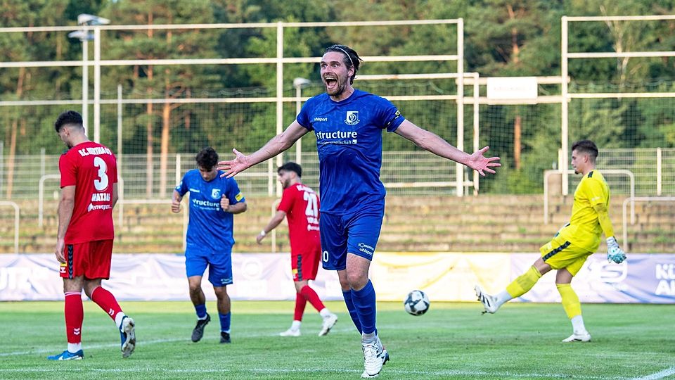 Jonas Nietfeld ist derzeit Berlins erfolgreichster Torjäger in der Regionalliga Nordost.