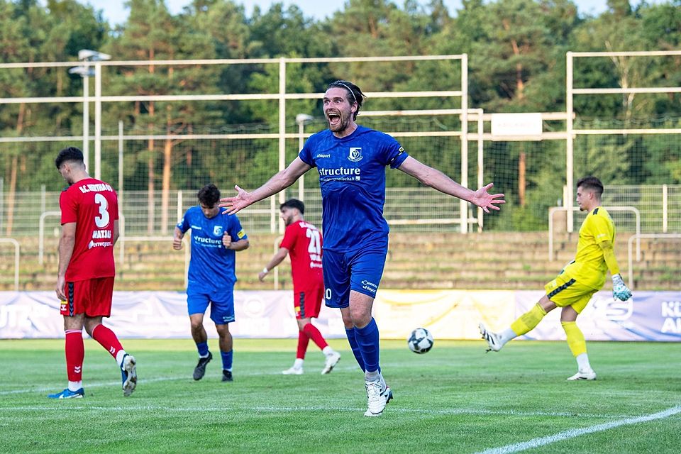 Jonas Nietfeld ist derzeit Berlins erfolgreichster Torjäger in der Regionalliga Nordost.