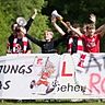 Die jungen Maaslinger Fans könnten heute die Tabellenführung bejubeln.
