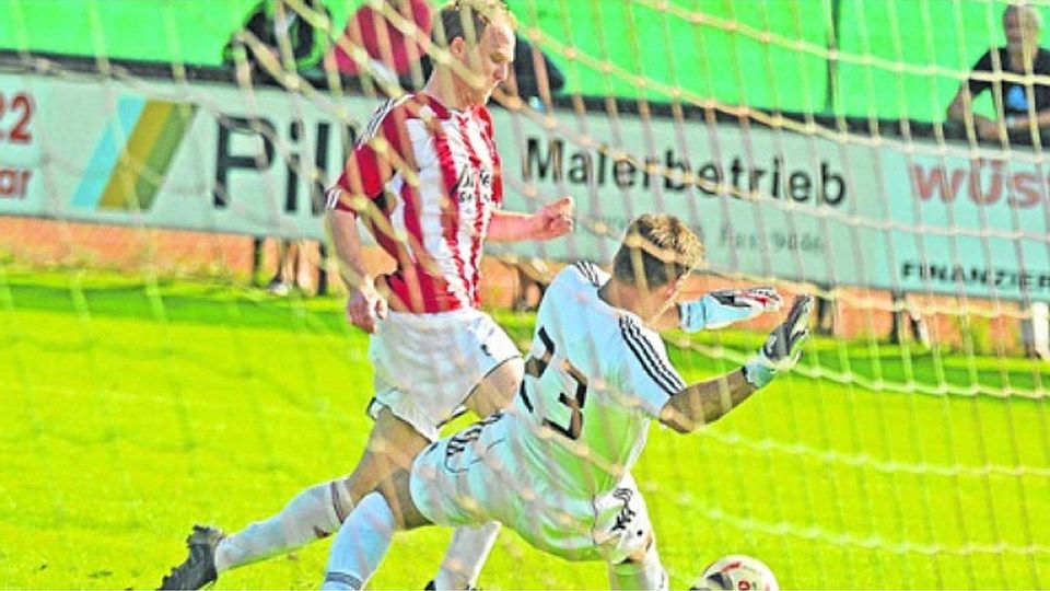 Sein Treffer kam zu spät für den TSV Oberpframmern: Emanuel Lutz. F: Archiv