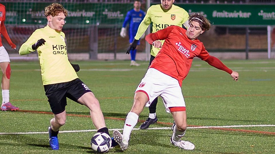 Matthias Thomas Gampert (rechts) kommt aus der Verbandsliga Württemberg.
