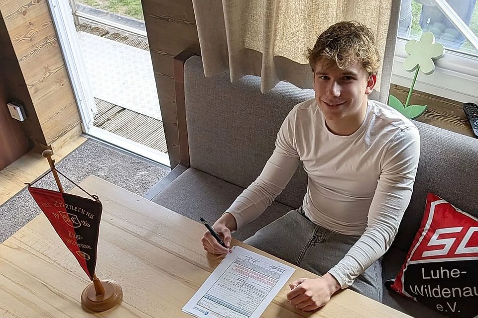Julian Lehnert will seine ersten Schritte im Herrenbereich beim SC Luhe-Wildenau gehen.