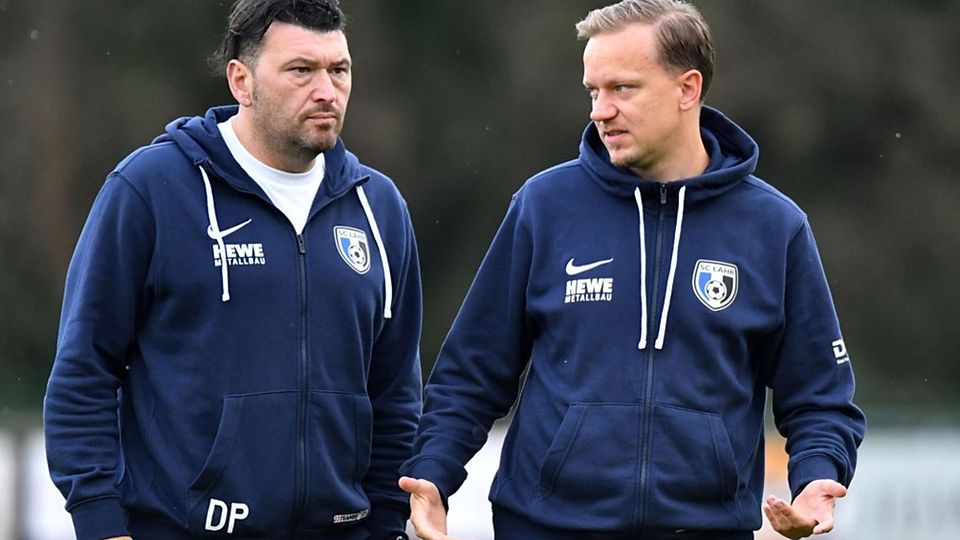 Zwei Fachmänner, die sich gut verstehen: Sascha Schröder (rechts) und Dino Piraneo 