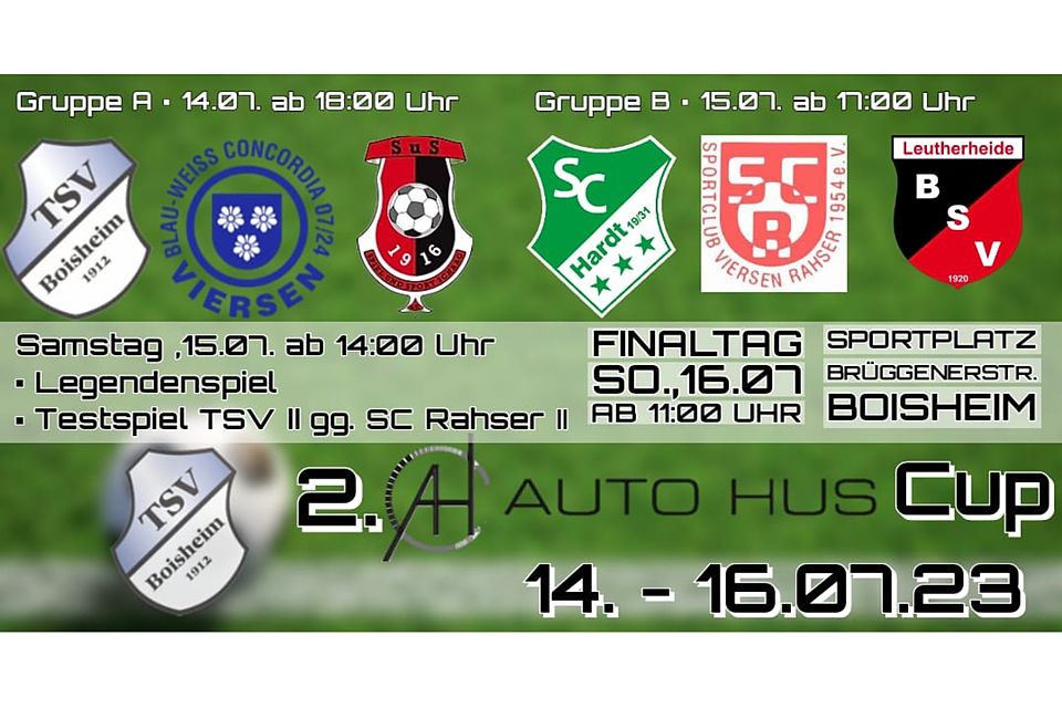 Das Turnier des TSV Boisheim. 