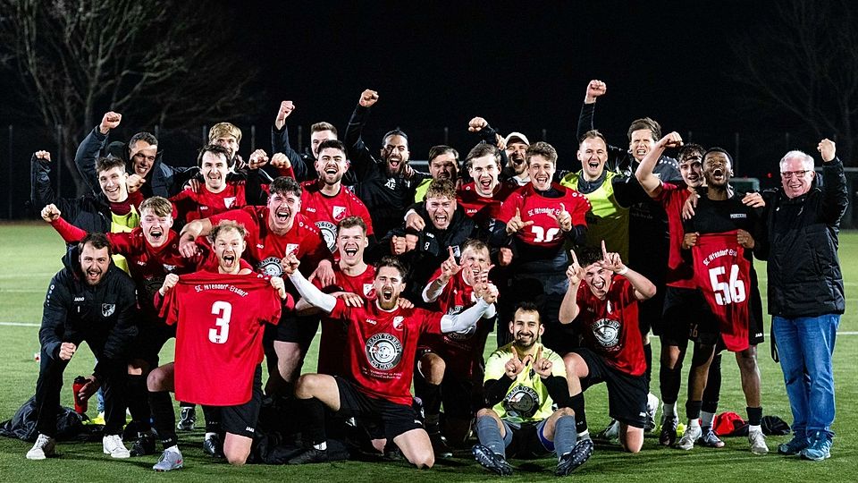 Die Freude über den Pokalsieg war beim SC Altendorf-Ersdorf riesig!