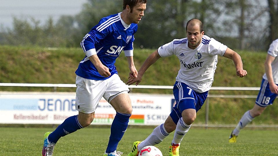 Einer von vier Bötzingern in der Verbandsliga-Auswahl: Patrick Buderer (links). | Archivfoto: Daniel Fleig