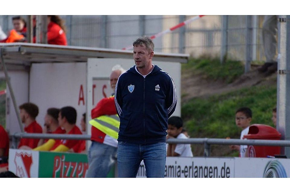 Hadert mit der Leistung seiner Mannschaft: FSV-Trainer Normann Wagner.F: Ernst Blank