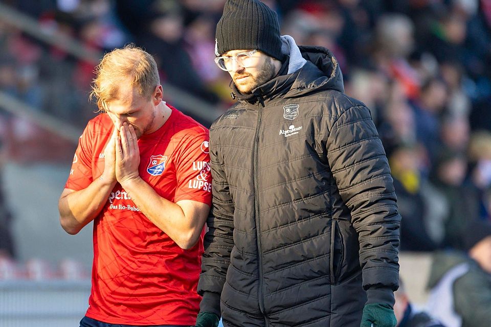 Johannes Geis fehlte der SpVgg Unterhaching nach seiner verletzungsbedingten Auswechslung enorm