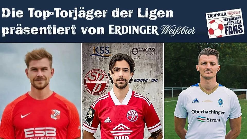 Tobias Lermer (li.) ist Torschützenkönig in der Bayernliga.