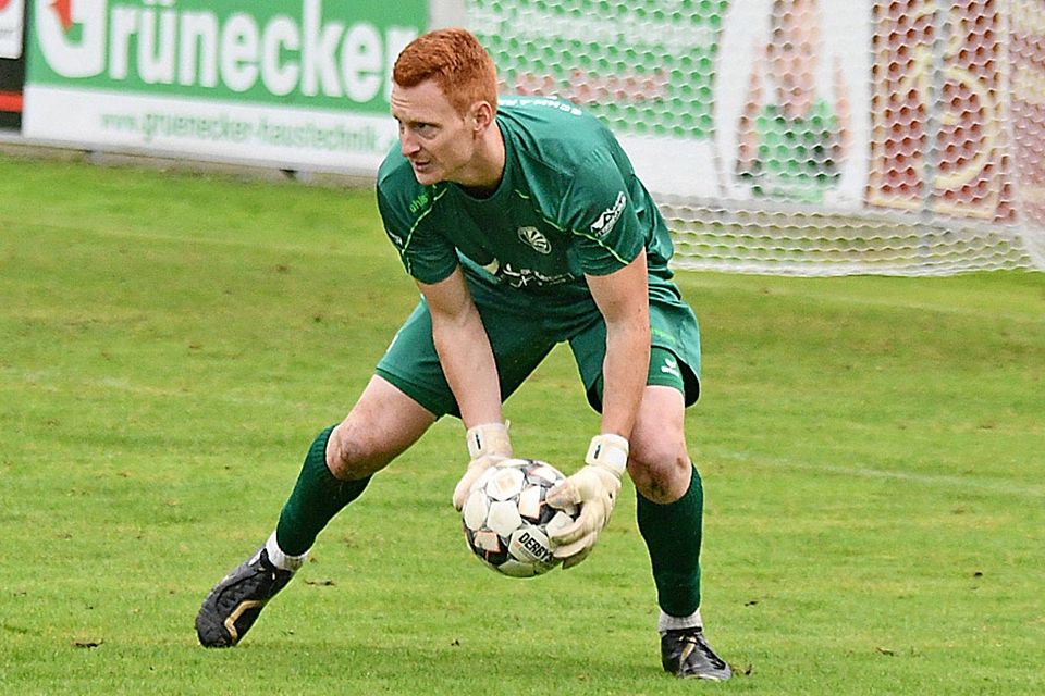 Trotz der fünf Gegentore war Schwabmünchens Keeper Stefan Brunner gegen den Regionalliga-Spitzenreiter Türkgücü München ein starker Rückhalt.