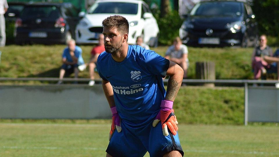 Muss erstmal pausieren: Bredenborns Torwart André Wiedemeier hat sich an der Hand verletzt.