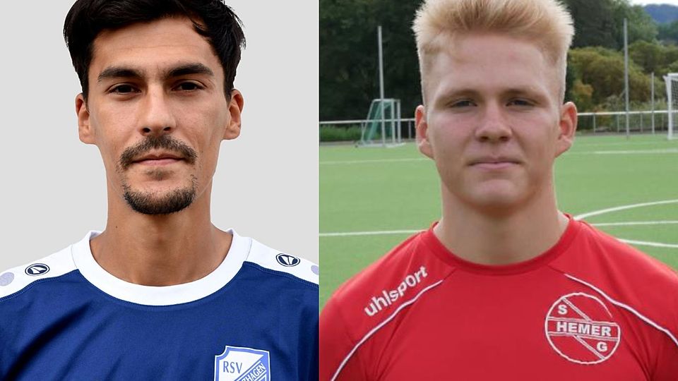 Hakan Aktas (links) und Alexander Rudi sind die beiden besten A-Liga-Torjäger 2021/22.