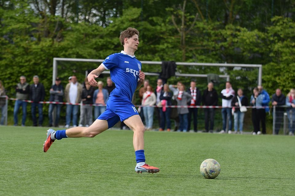 Moritz Osthoff stellt mit seinem Doppelpack die Weichen auf Sieg.