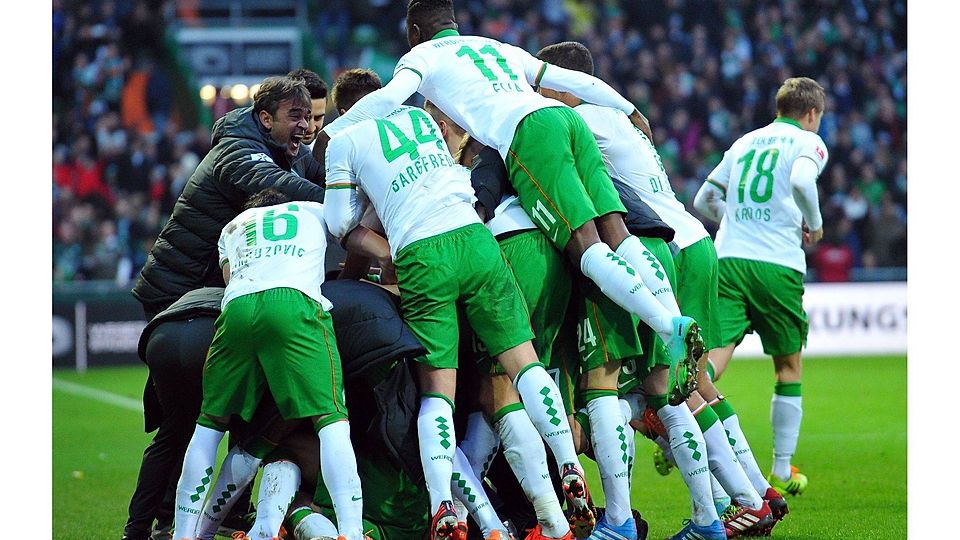 Wer sichert sich die Auffrischprämie 2014 und das Spiel gegen Werder Bremen? F: Images