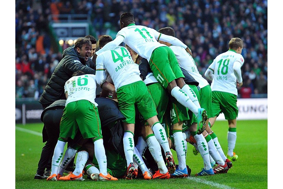 Wer sichert sich die Auffrischprämie 2014 und das Spiel gegen Werder Bremen? F: Images