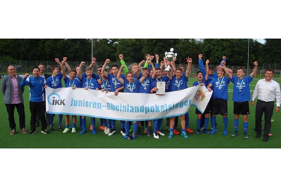 Neben der A-Jugend hat auch die C-Jugend von Eintracht Trier den Rheinlandpokal gewonnen. Foto: Fußballverband