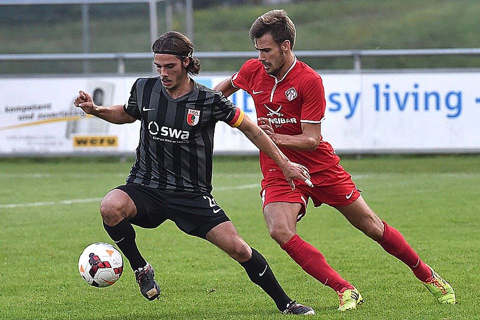 Patrick Wurm erzielte das 1:0 für den FCA II gegen Unterföhring.  Foto: Kerpf