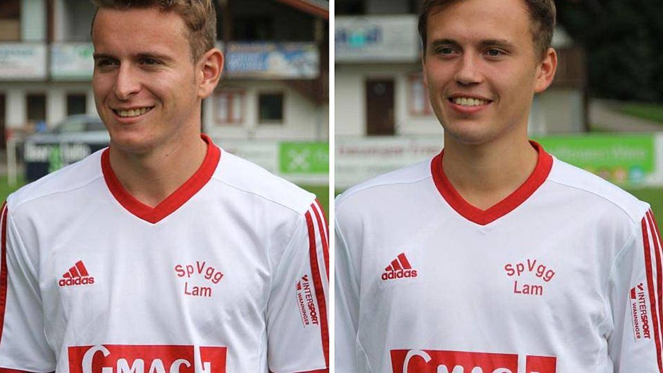 Christian Mühlbauer (li.) und Alexander Vogl bilden beim SV Arnbruck kommende Saison ein Spielertrainer-Duo