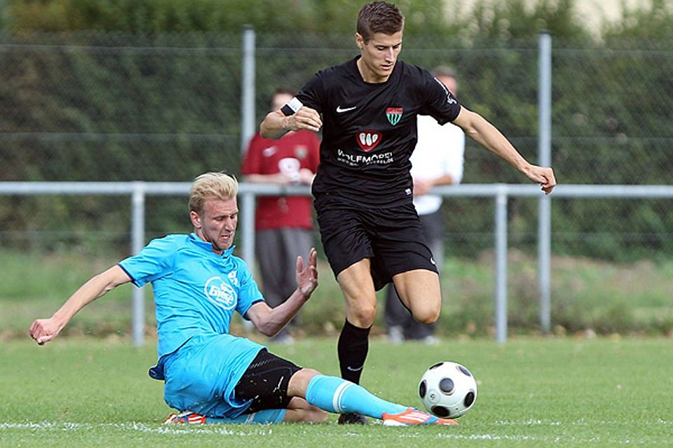 Man of the match beim FC: Doppeltorschütze Steffen Krautschneider (re.). F: Scheuring